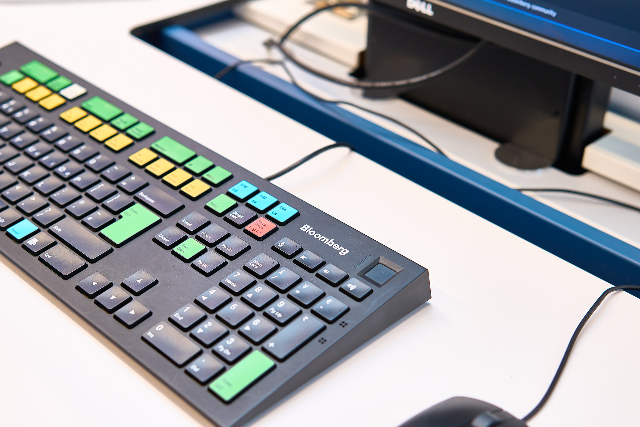 A Bloomberg Terminal keyboard